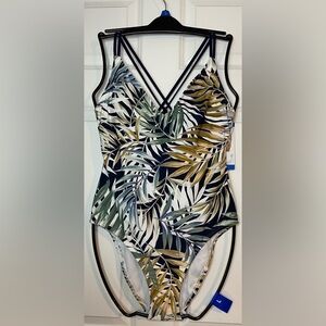 Hurley Size L One Piece Bathing Suit